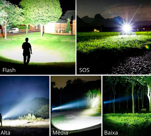 P VTR Linterna táctica